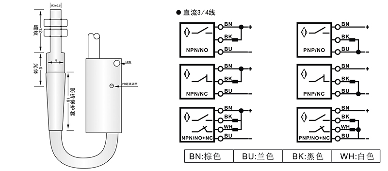 M3光電開關漫反射式